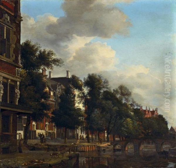 An Einer Gracht In Amsterdam - view 1