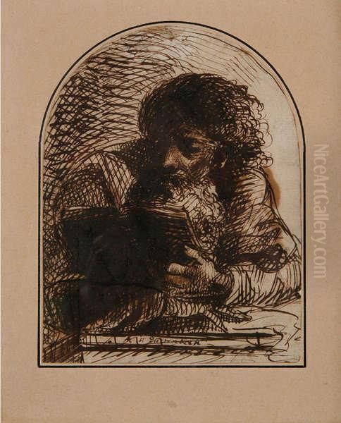 Portret Van Een Bebaarde Man - view 1