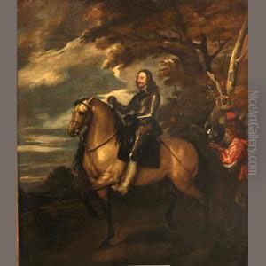 Charles I On Horseback by Sir Anthony Van Dyck