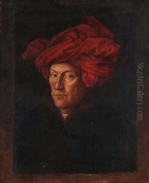 Man In A Red Turban - view 1