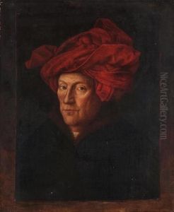 Man In A Red Turban by Jan Van Eyck