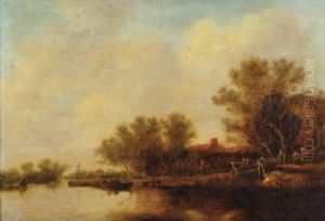 Pejzaz Nadwodny Ze Sztafazem by Jan van Goyen