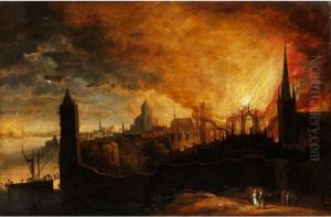 Brennende Stadt by Daniel van Heil