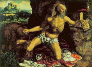 Saint Jerome by Jan Sanders Van Hemessen