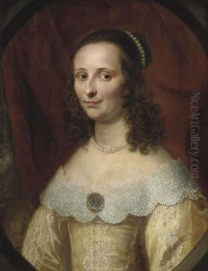 Portrait Of A Lady by Gerrit Van Honthorst