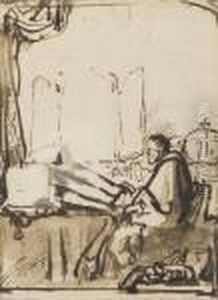 Saint Jerome In His Study