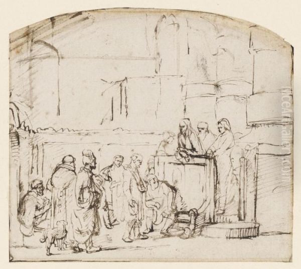 The Interior Of A Synagogue - view 1