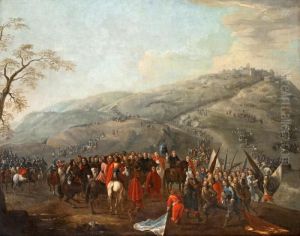 Battle Scene by Jan von Huchtenburgh