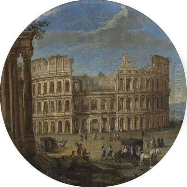 Vue Du Colisee A Rome - view 1