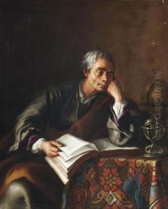 Portrait Of A Geographer by Jean Baptiste van Loo