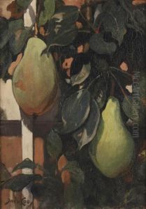 Pears Signed 'jac V Looy' by Jacobus Van Looy
