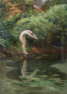 Nude Male Diver
