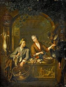 Handelsboden by Frans van Mieris