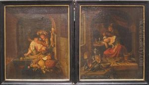 La Marchande De Volailles by Frans van Mieris