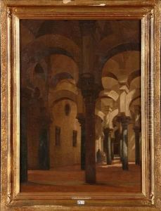 Interieur De La Cathedrale De Cordoue Anime