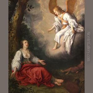 An Angel Saving Hagar And Ishmael