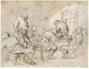Eight Peasants In An Inn