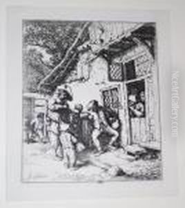 The Wandering Musicians by Adriaen Jansz. Van Ostade
