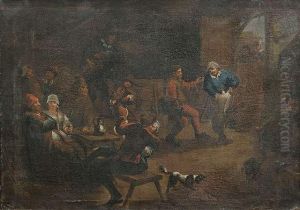 Bauerntanz Im Wirtshaus