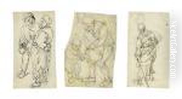 A Group Of Figure Studies - view 1