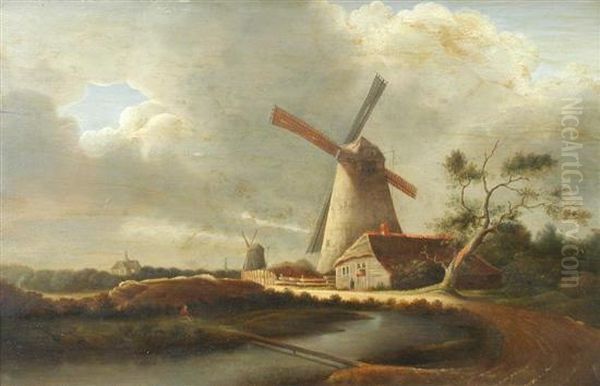 Landscape With Windmill - view 1