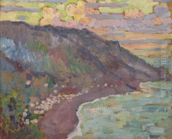 Le Detroit De Messine, Sicile ; Vue De L'etna - view 1