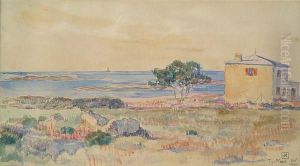 Bord De Cote En Bretagne, Belle-isle by Theo van Rysselberghe