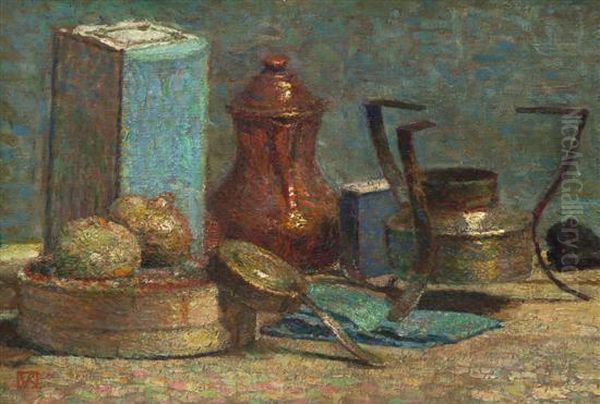 Still Life With Copper Coffee Pot - view 1