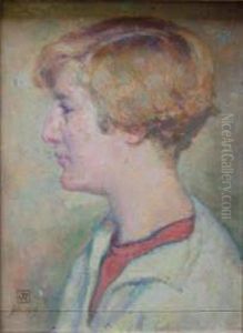 "portrait De Femme" by Theo van Rysselberghe