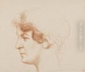 Head Of A Lady In Profile Head Of A Lady In Profile