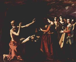 The temptation of St. Jerome by Francisco De Zurbaran