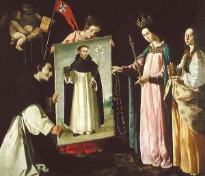 The Apparition of the Virgin to the Monk of Soriano by Francisco De Zurbaran