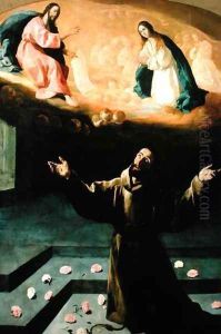 St. Francis of Assisi, or The Miracle of the Roses, 1630 by Francisco De Zurbaran