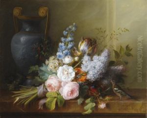 Bouquet De Fleurs Au Nid D'oiseau
