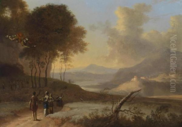 A Landscape With Mythological Figures - view 1