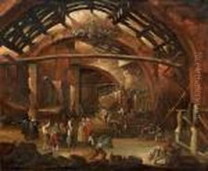 The Interior Of A Smithy