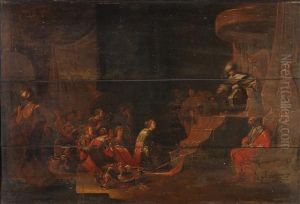 The Continence Of Scipio by Rombout Van Troyen