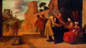 La Parabola Dei Servi E Della Vigna 
Firmato E Datato
