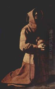 St. Francis (3) by Francisco De Zurbaran
