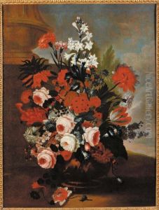 Vaso Con Fiori by Karel Van Vogelaer, Carlo Dei Fiori