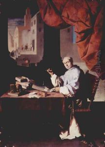Portrait of Fra Gonzalo de Illescas by Francisco De Zurbaran