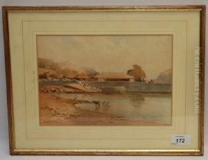 An Indian Scene By A River An Indian Scene By A River