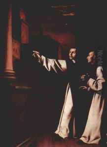 Vision of Fra Pedro de Salamanca by Francisco De Zurbaran