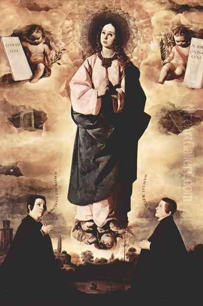 Immaculate Conception and two clergymen - view 1
