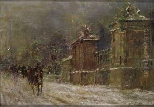 Cavalier Dans Paris