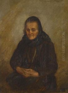 Bildnis Einer Alten Frau by Benjamin I Vautier