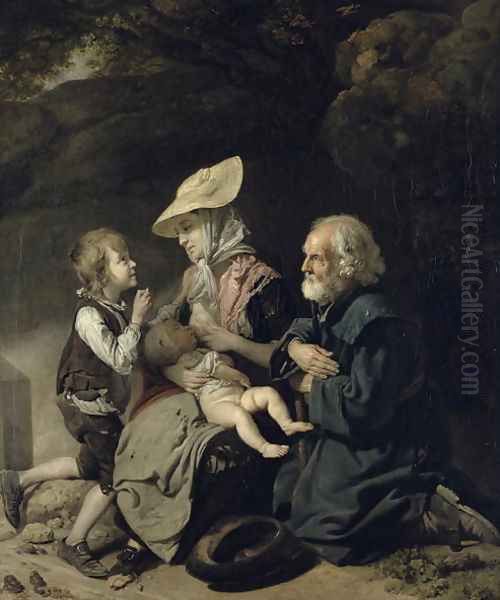 Beggars on the Road to Stanmore - view 1