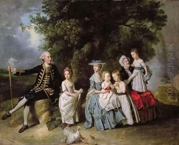 Group Portrait of the Colmore Family - view 1