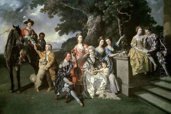 The Family of Sir William Young (1725-88) c.1766 - view 1