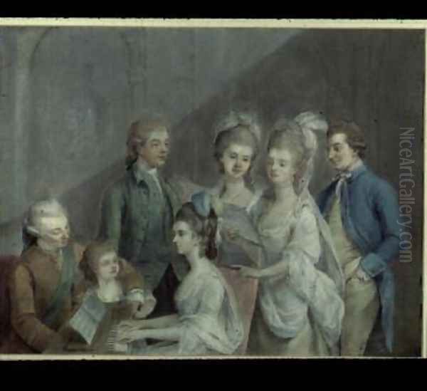 The family of Charles Schaw, 9th Baron Cathcart (1721-76) - view 1